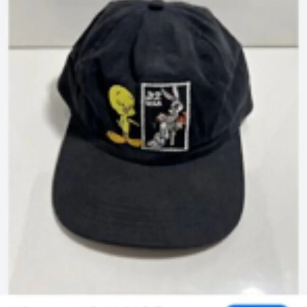 NEW‎ Vintage 1997 Bugs Bunny & Tweedy kids cap Looney Tunes adjustable hat